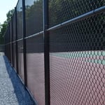 All Black Vinyl Tennis Court