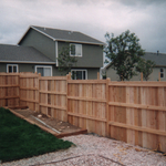 Wood Privacy Fence Installation