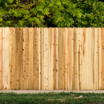 Wood Privacy Fence Repair Complete