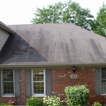 Before roof cleaning by Advantage Roof Cleaning Co