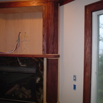 Fireplace and entertainment center