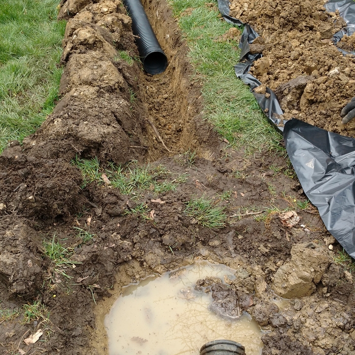 French Drain Extension