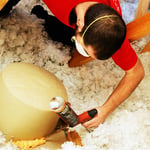 Air sealing a recessed lighting cover