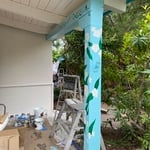 Ornate decorative plants and birds