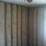 Resheetrocken walls