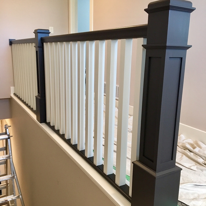 Baluster and railing