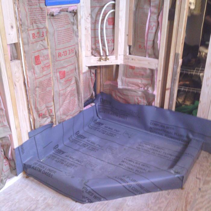 custom shower pan