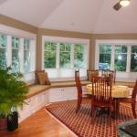 Transitional Dining Room - Red Gold Red And Gold Area Rug