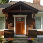 Timber frame portico