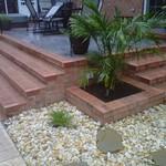deck, steps, and walkway