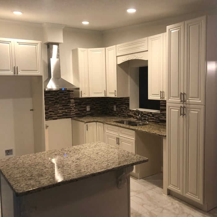 Remodeled kitchen