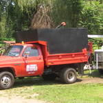 dump truck & chipper