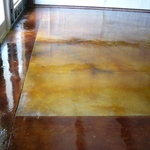 Acid Stain and Sealed Interior