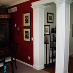 Adding colums adds the wow factor to your home