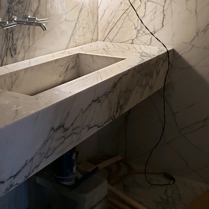 Custom made vanity