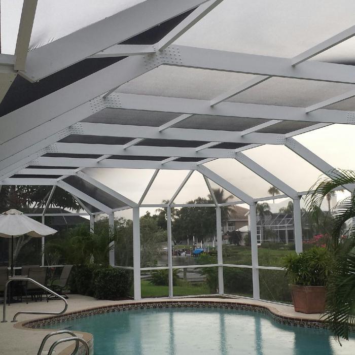 New Mansard Pool Enclosure