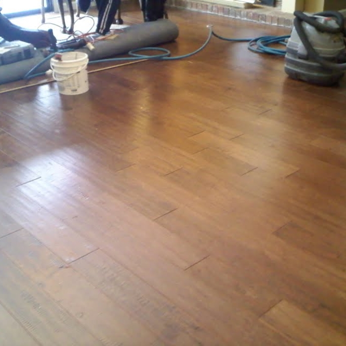 New hardwood floor