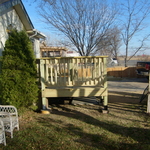 side of wheelchair ramp