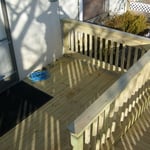 top view of wheelchair ramp