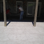 Stamp concrete