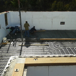 Radiant floor heating with Solar Thermal