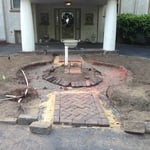 Preparations for the fountain