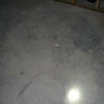 Crack in basement floor