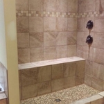 Tile shower