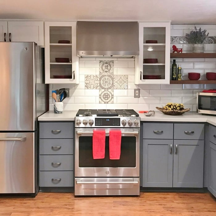 After Cabinet Refacing Plus
