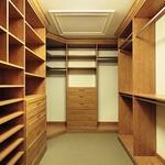 Transitional Closet - Wood Large Long And Short Hang Rods