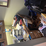 Desk area in hallway