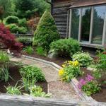 Freshly redone, front garden