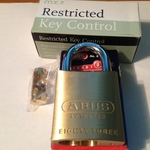 Abus restricted padlock