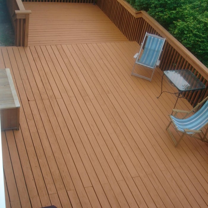 Completed porch