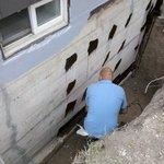 Extra attention to tie holes and cracked areas