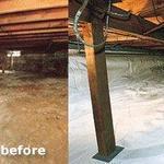 Before & After - Crawlspace Ensulation