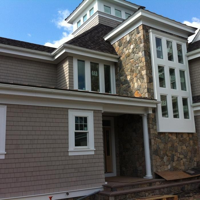 half round gutters-new seabury
