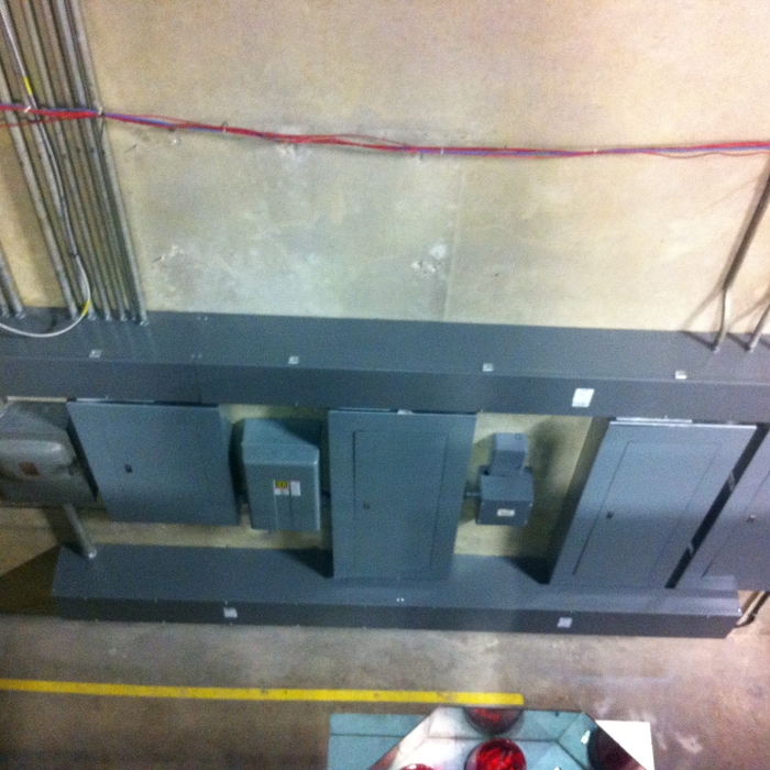 pipe, electrical and data wiring