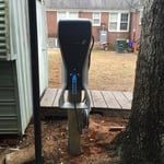 Electric car charging station BMW i