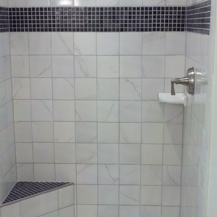 shower tile complete