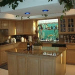 Kitchen cabinets and counter tops
