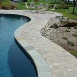 Bluestone coping and pavers