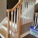 stainded and painted