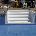 Gasketed stairs done by kand k pools spring 2011