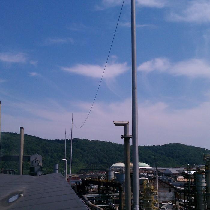 Overall view of industrial plant