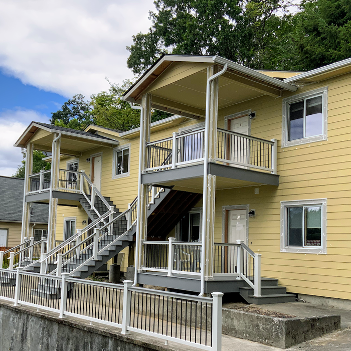 Apartment building reface