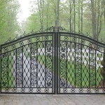 Custom Wrought Iron Estate Gate