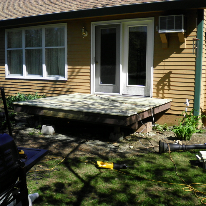 Deck and steps repair and stain