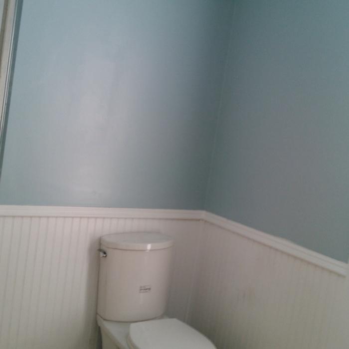 Crown Molding and Chair rail were salvaged!