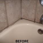 Tub Area Before